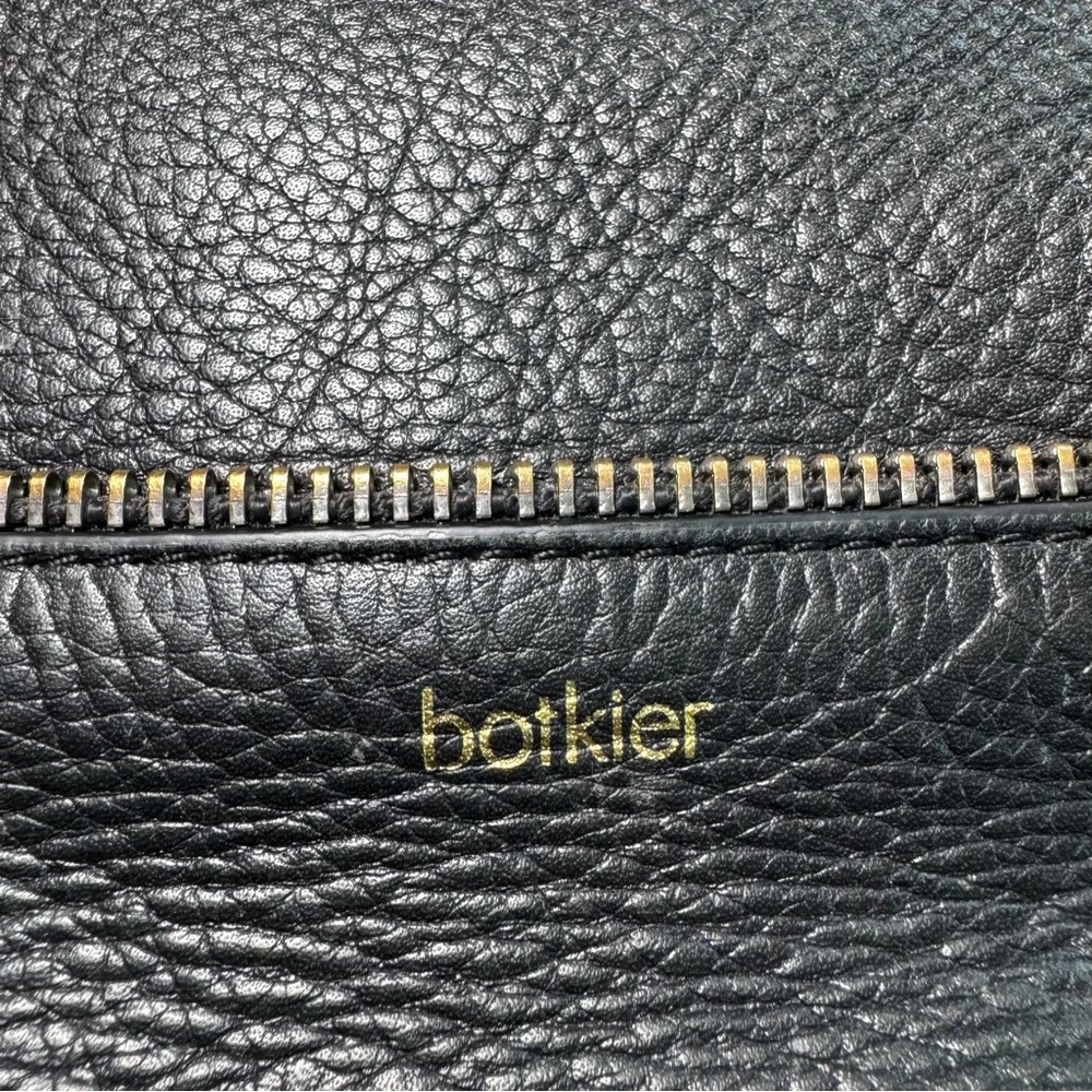 Botkier Soho Black Pebbled Leather Tote Shoulder Handbag - Picture 3 of 11